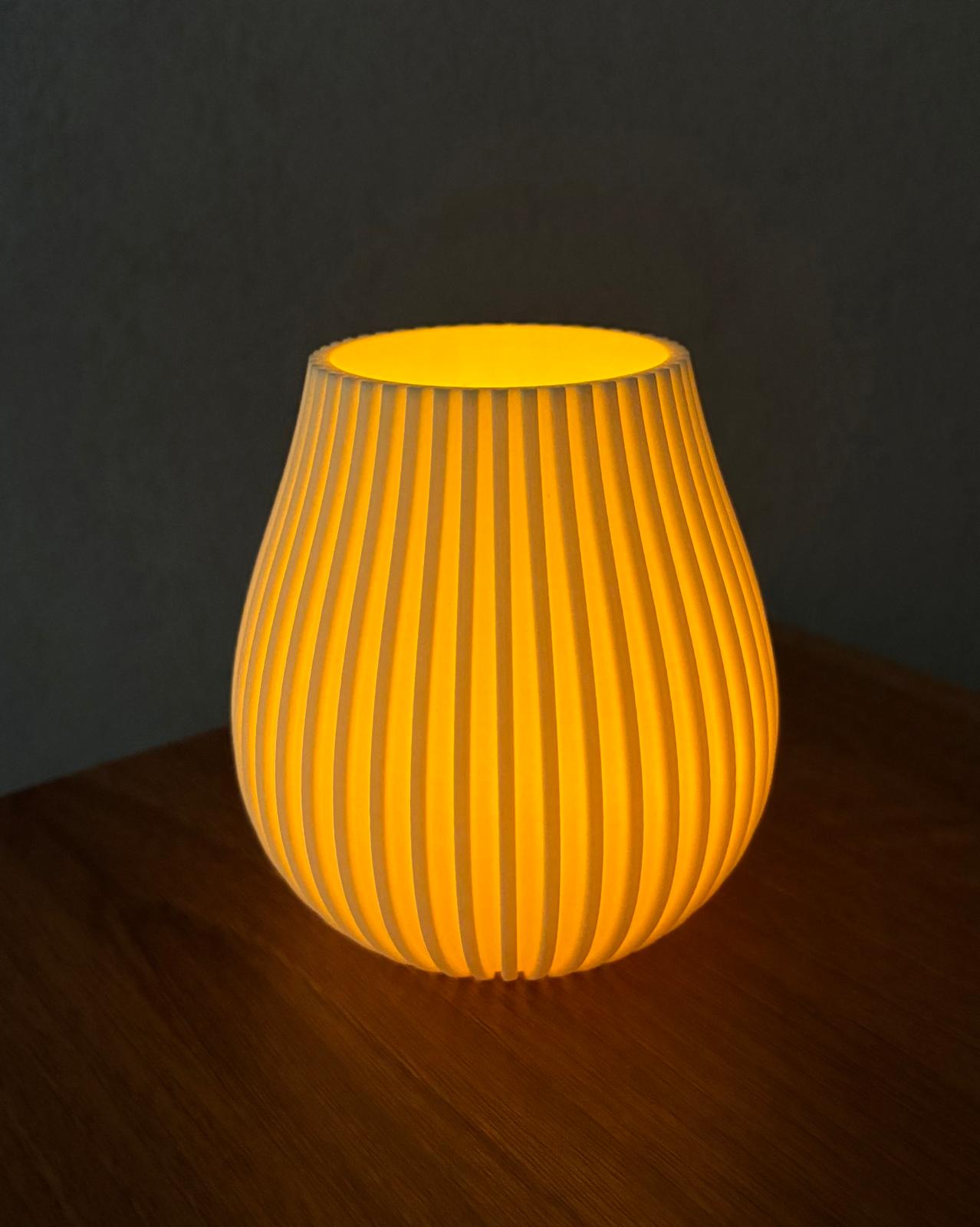 Windlicht aus 3D-Druck – handgefertigte Dekoration für drinnen & draußen