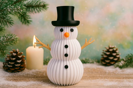 Weihnachtsdeko Schneemann – modern, handgefertigt & einzigartig