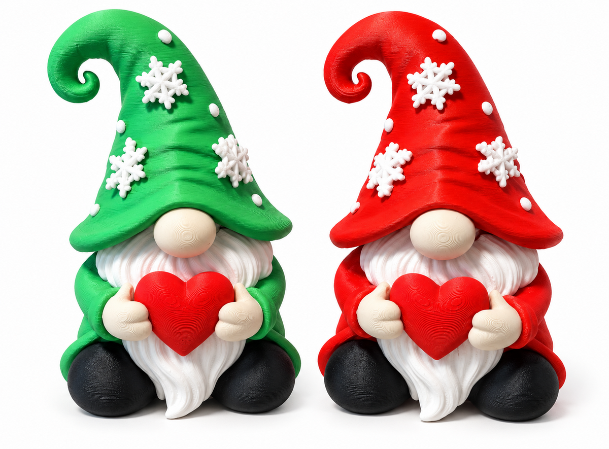 Weihnachtswichtel mit Herz