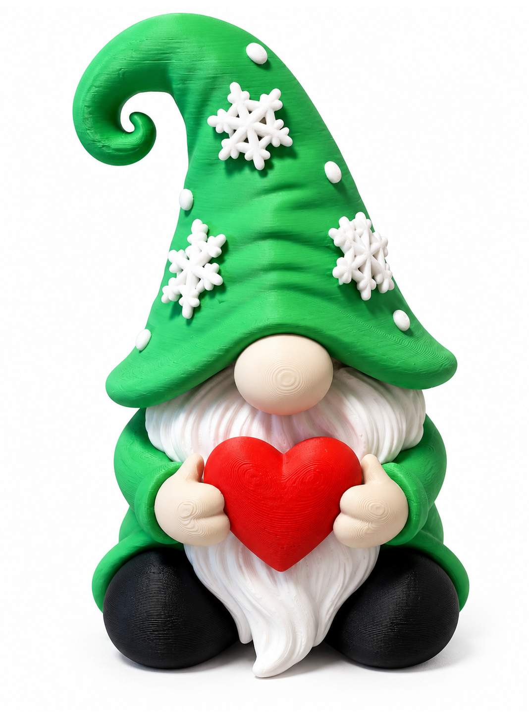 Weihnachtswichtel mit Herz