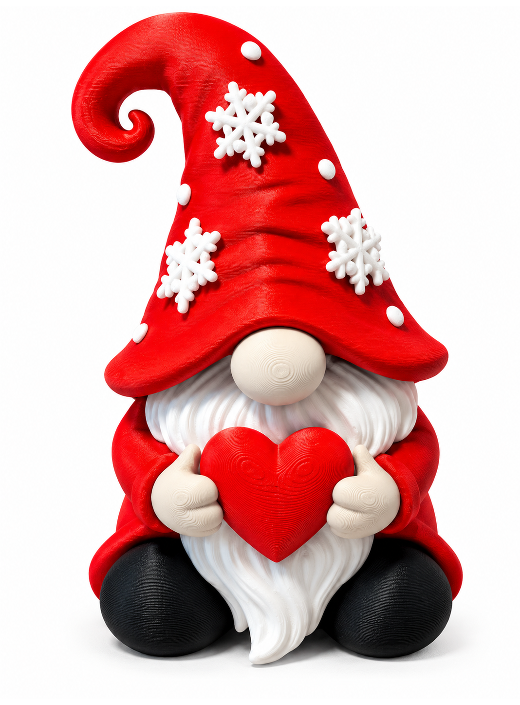 Weihnachtswichtel mit Herz