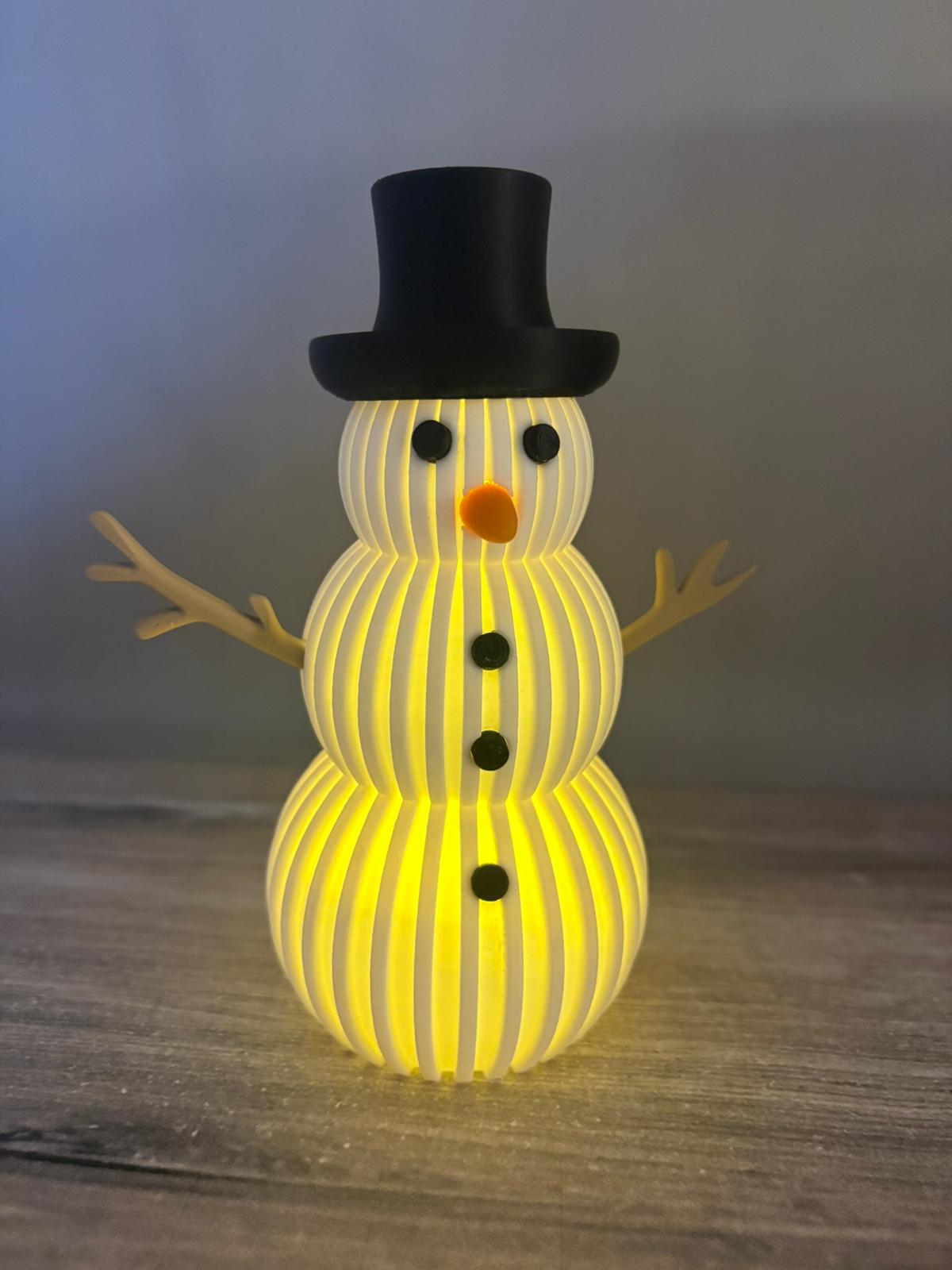 Weihnachtsdeko Schneemann – modern, handgefertigt & einzigartig