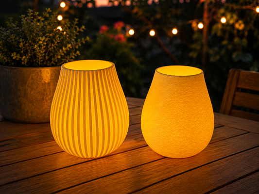 Windlicht aus 3D-Druck – handgefertigte Dekoration für drinnen & draußen